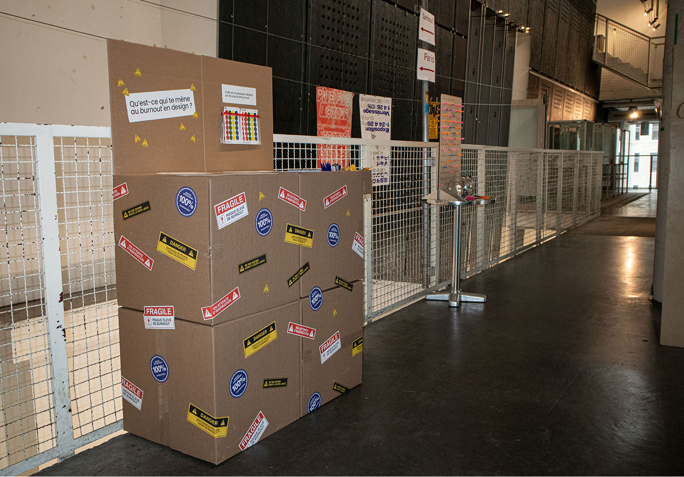 Vue de l'installation